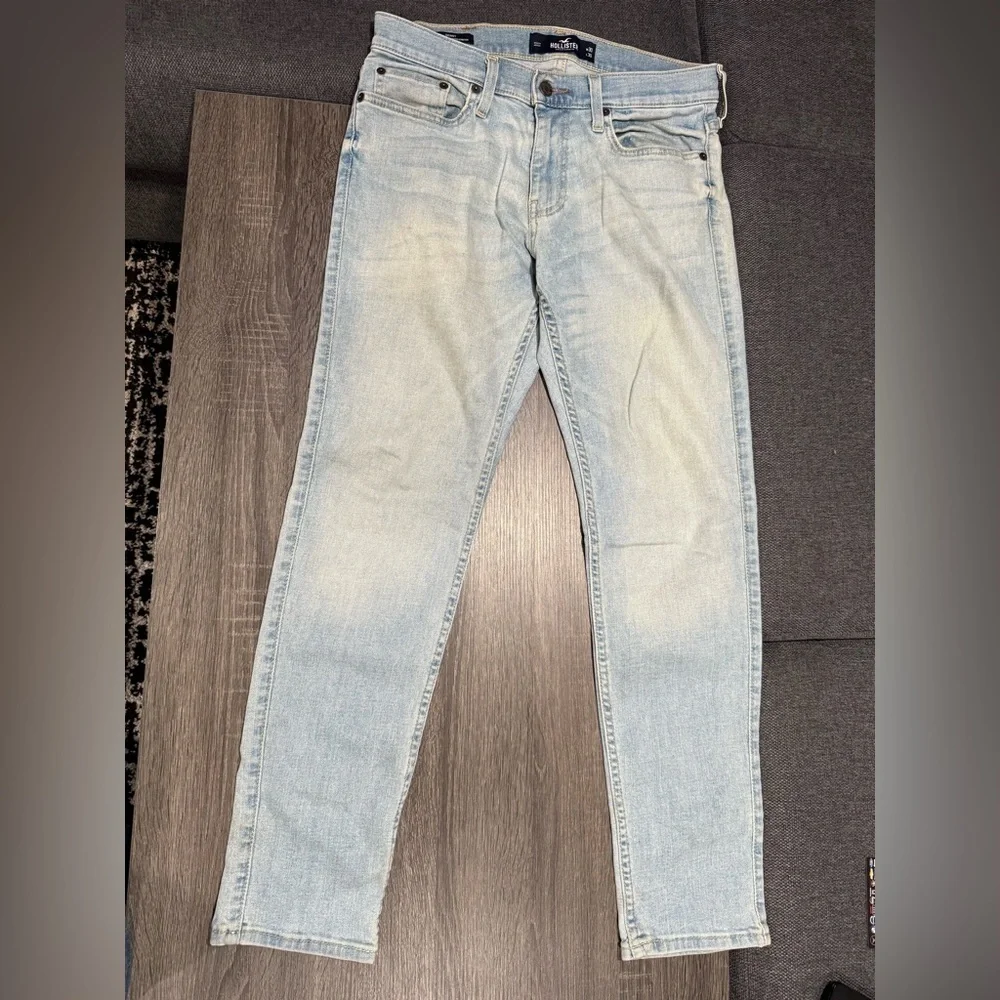 Hollister Light Blue Men's Straight Jeans